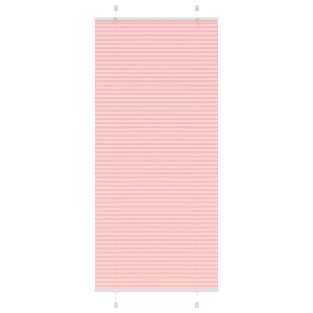 vidaXL Jaluzea plisată roz 95x200 cm Lățime țesătură 94,4cm poliester vidaXL Jaluzea plisată roz 95x200 cm Lățime țesătură 94,4cm poliester