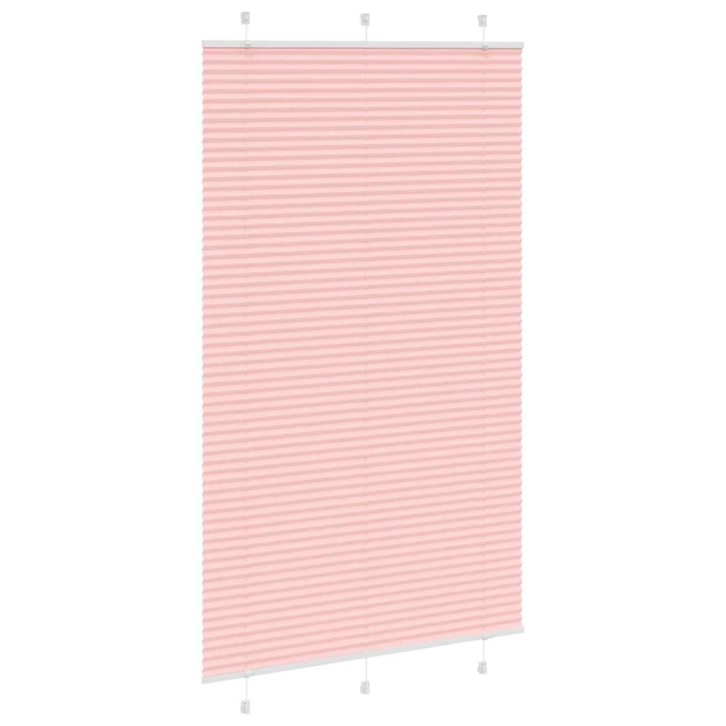 vidaXL Jaluzea plisată roz 120x200 cm Lățime țesătură 119,4 cm vidaXL Jaluzea plisată roz 120x200 cm Lățime țesătură 119,4 cm