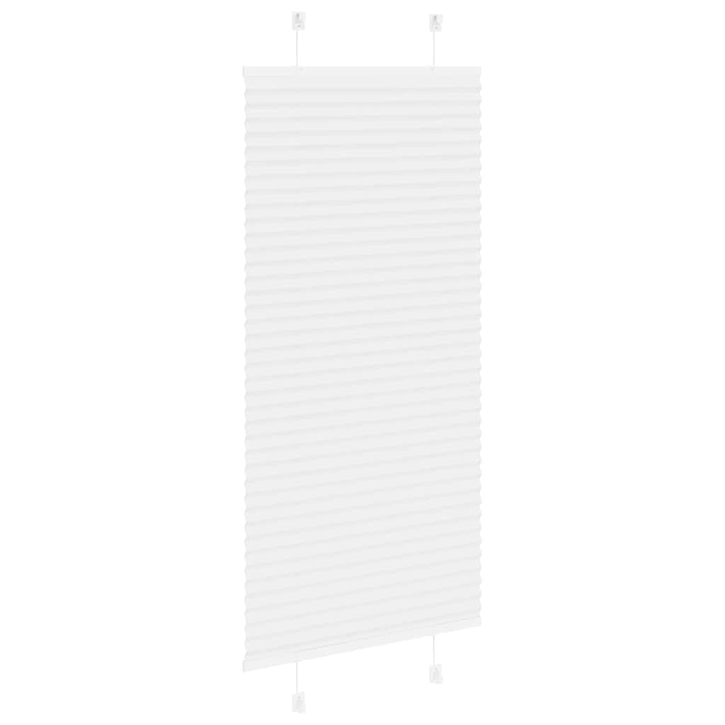 vidaXL Jaluzea plisată alb 60x150 cm Lățime țesătură 59,4cm poliester vidaXL Jaluzea plisată alb 60x150 cm Lățime țesătură 59,4cm poliester