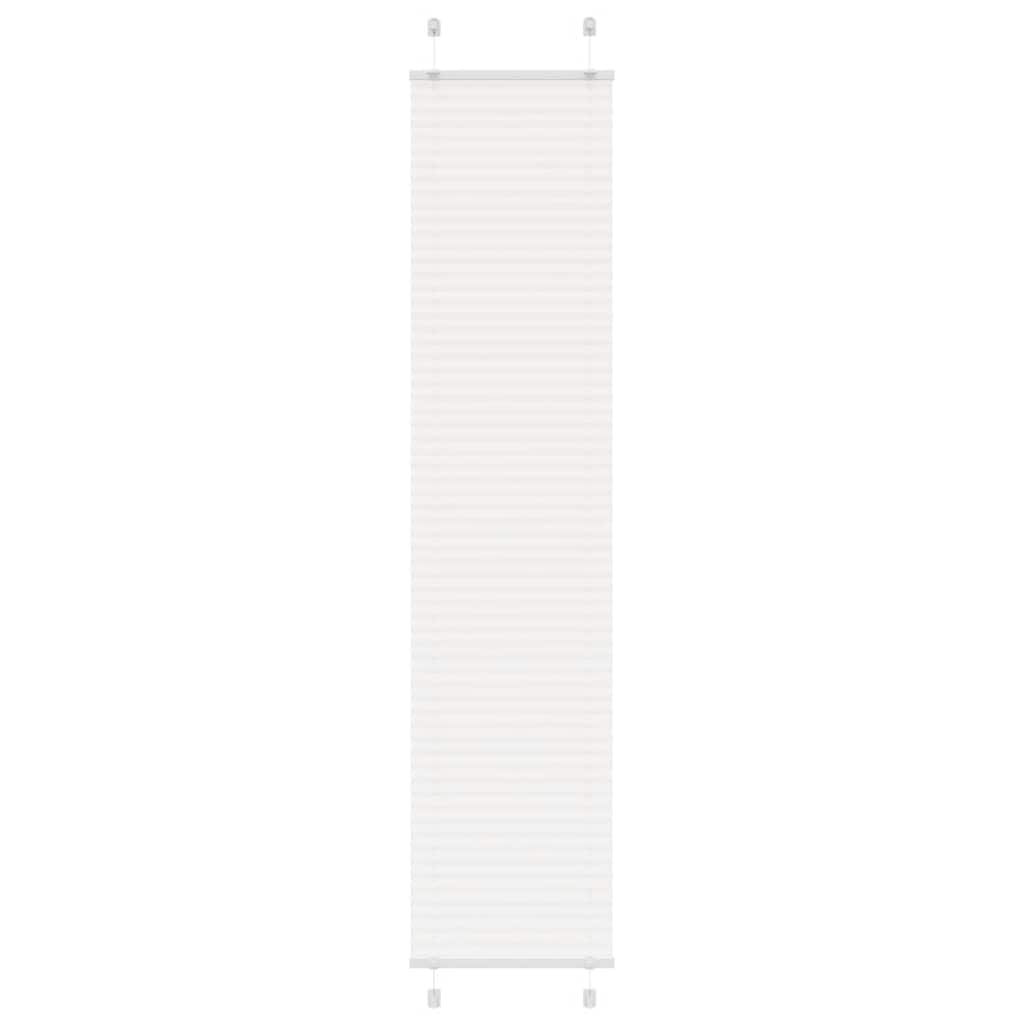 vidaXL Jaluză plisată alb 45x200 cm Lățime țesătură 44,4cm poliester vidaXL Jaluză plisată alb 45x200 cm Lățime țesătură 44,4cm poliester