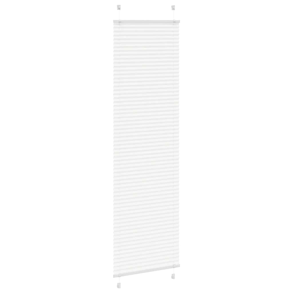vidaXL Jaluză plisată alb 65x200 cm Lățime țesătură 64,4cm poliester vidaXL Jaluză plisată alb 65x200 cm Lățime țesătură 64,4cm poliester