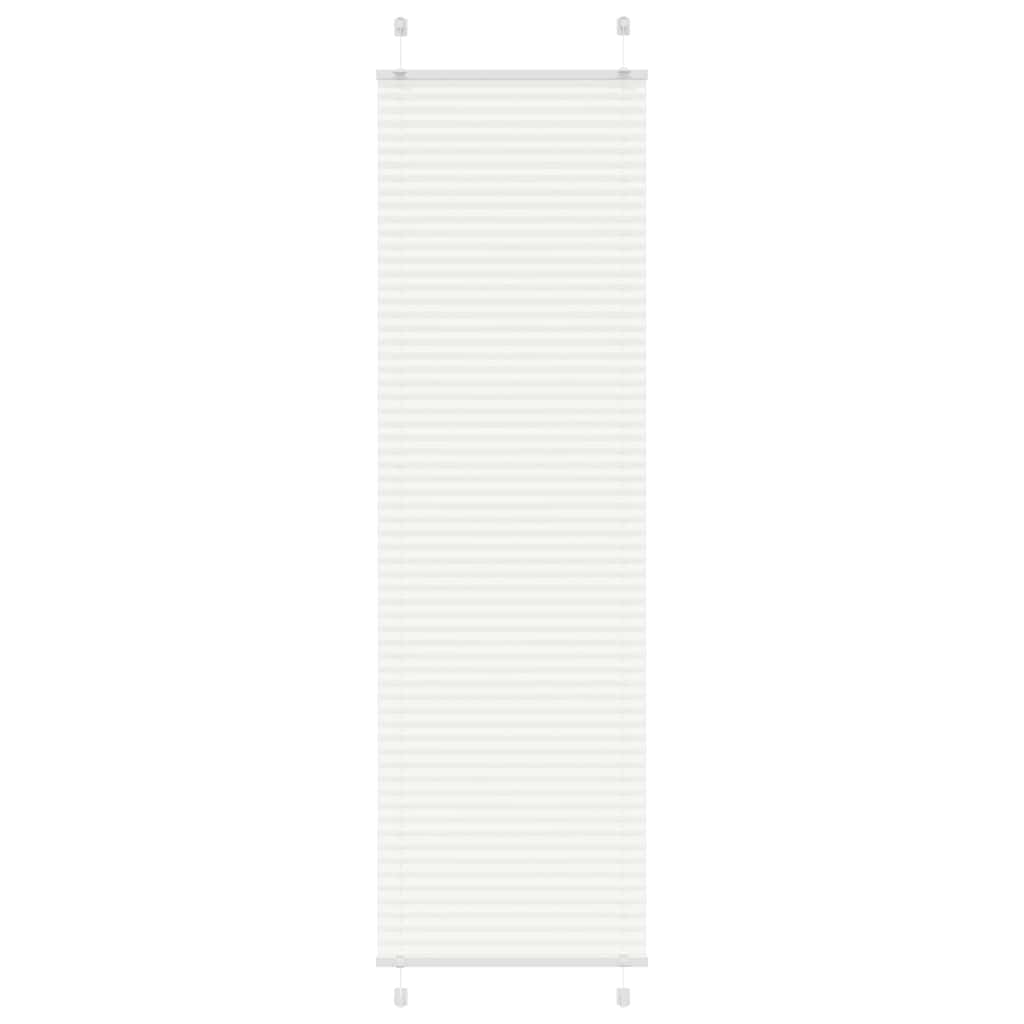 vidaXL Jaluză plisată alb 65x200 cm Lățime țesătură 64,4cm poliester vidaXL Jaluză plisată alb 65x200 cm Lățime țesătură 64,4cm poliester