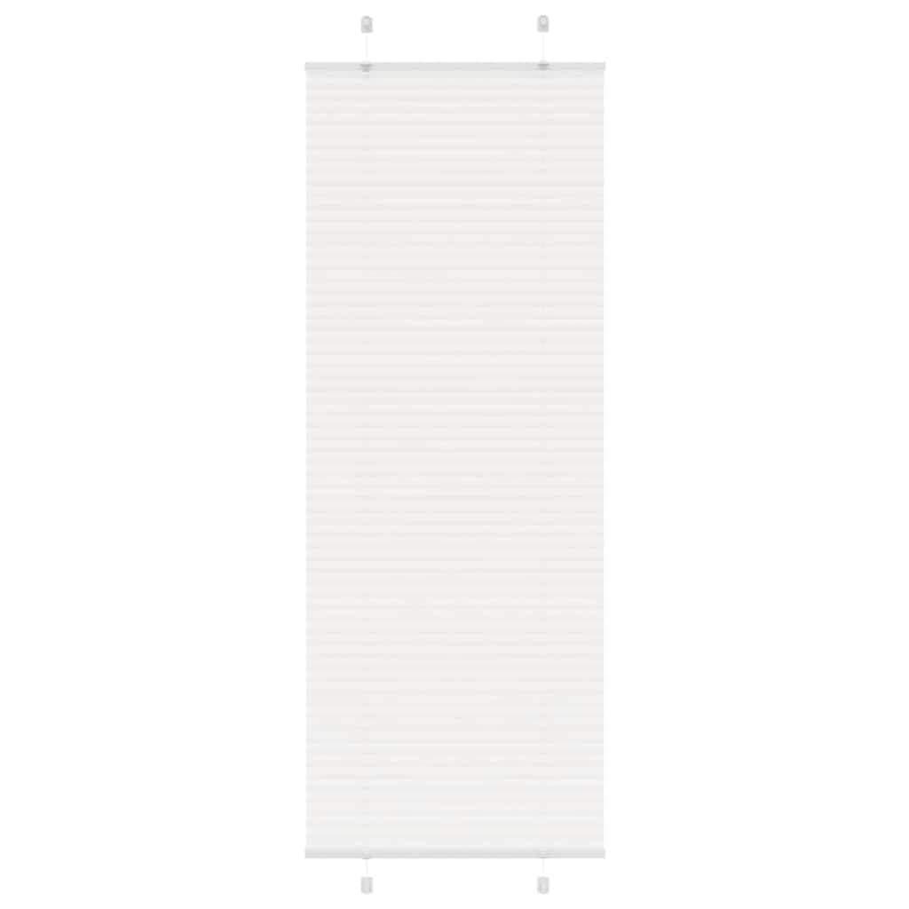 vidaXL Jaluzea plisată alb 70x200 cm Lățime țesătură 69,4cm poliester vidaXL Jaluzea plisată alb 70x200 cm Lățime țesătură 69,4cm poliester