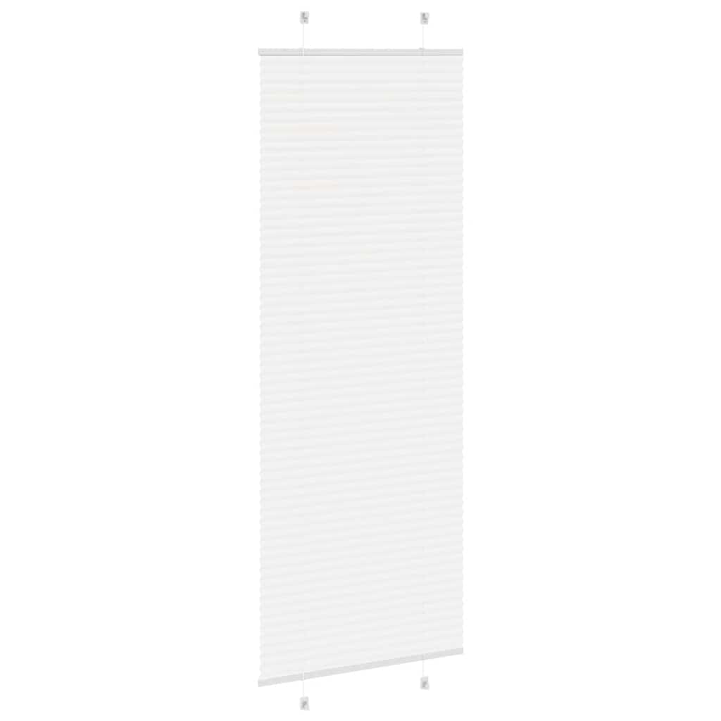 vidaXL Jaluză plisată alb 75x200 cm Lățime țesătură 74,4cm poliester vidaXL Jaluză plisată alb 75x200 cm Lățime țesătură 74,4cm poliester