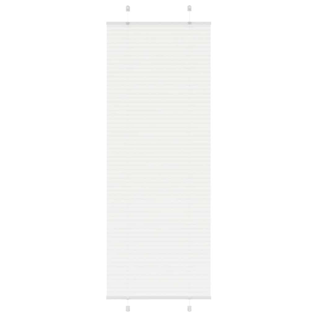 vidaXL Jaluză plisată alb 75x200 cm Lățime țesătură 74,4cm poliester vidaXL Jaluză plisată alb 75x200 cm Lățime țesătură 74,4cm poliester