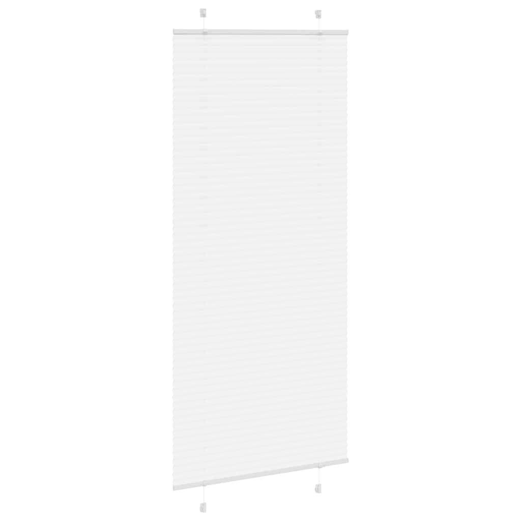 vidaXL Jaluzea plisată alb 100x200cm Lățime țesătură 99,4cm poliester
