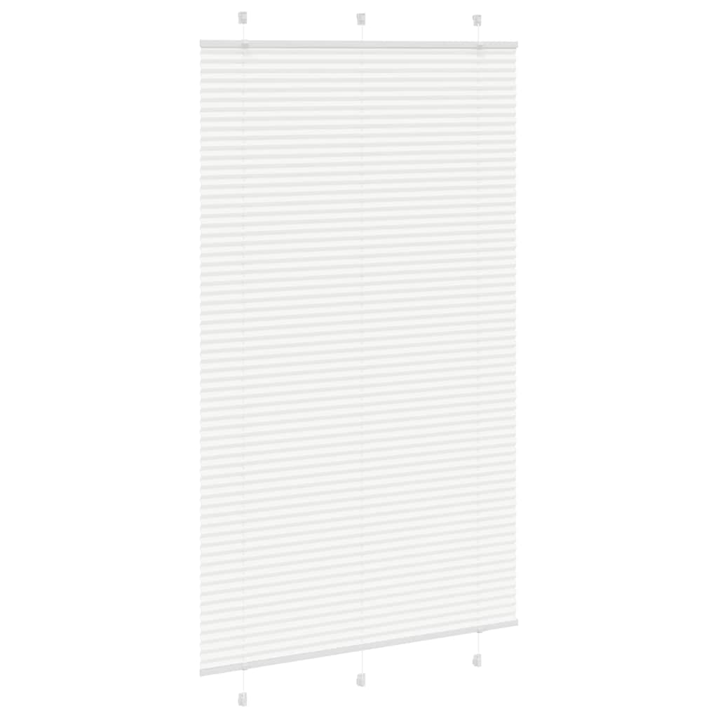 vidaXL Jaluzea plisată alb 120x200 cm Lățime țesătură 119,4 cm