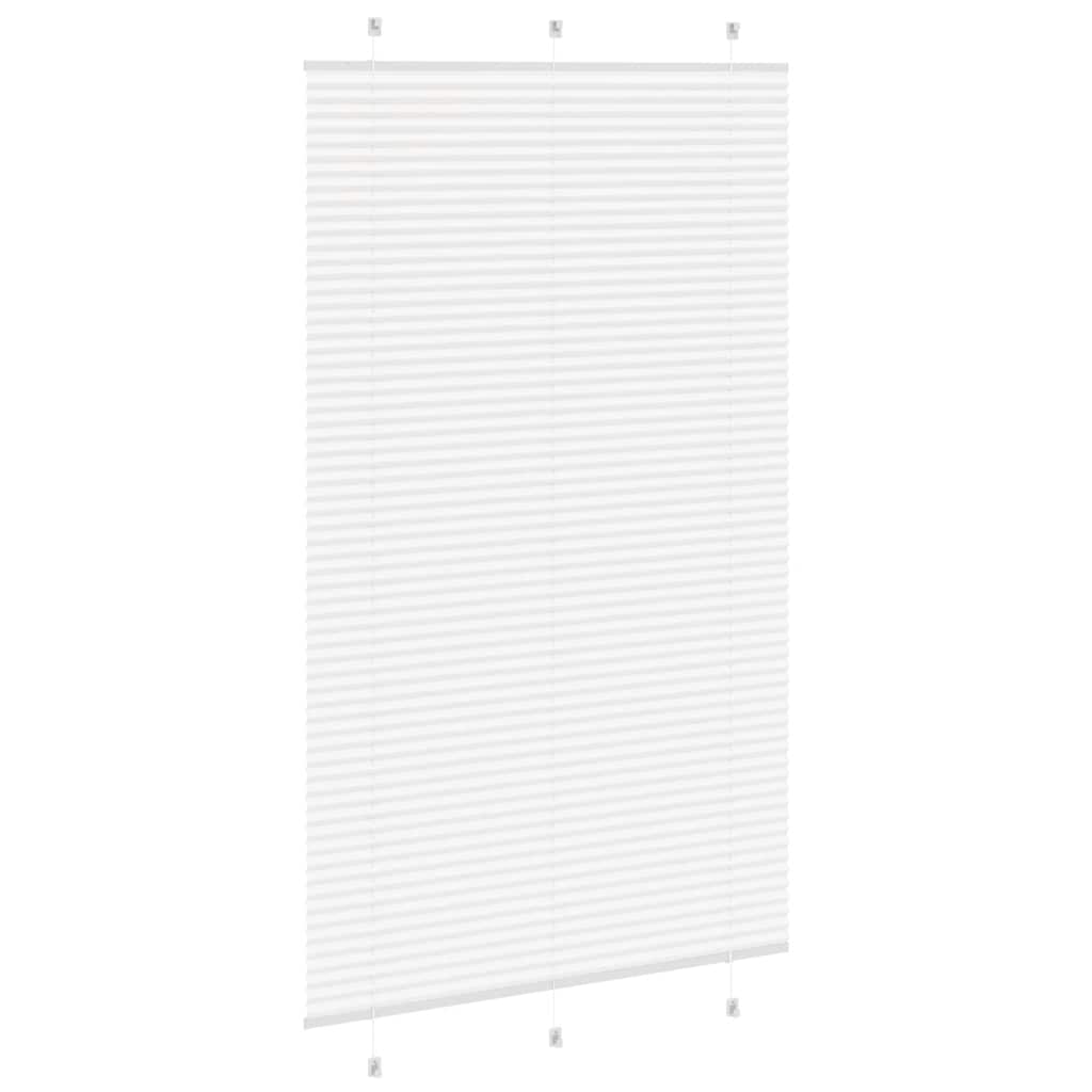 vidaXL Jaluzea plisată alb 120x200 cm Lățime țesătură 119,4 cm