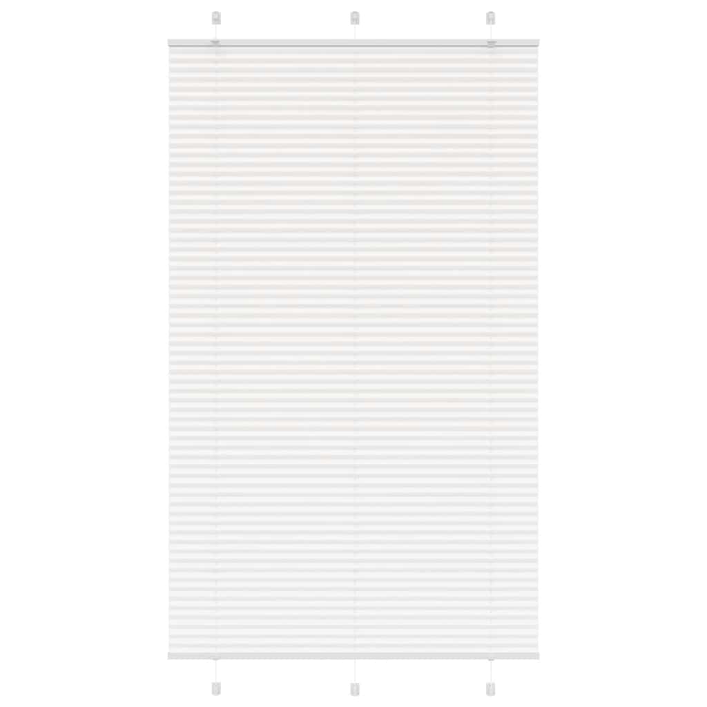 vidaXL Jaluzea plisată alb 120x200 cm Lățime țesătură 119,4 cm