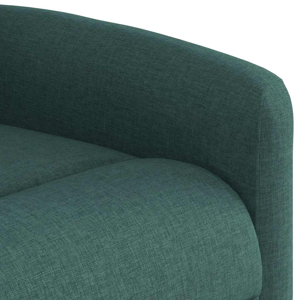 vidaXL Fotoliu rabatabil, verde închis, material textil vidaXL Fotoliu rabatabil, verde închis, material textil
