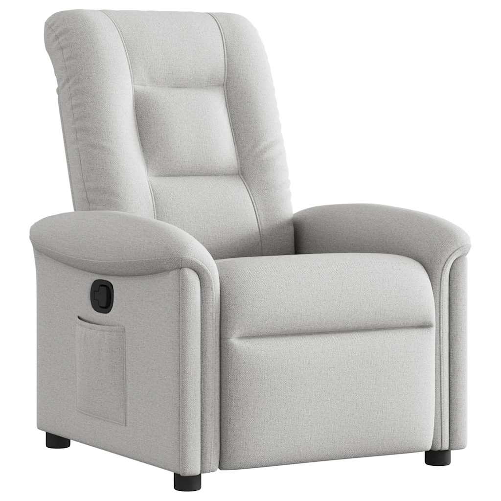 vidaXL Scaun extensibil din stofă gri nor vidaXL Scaun extensibil din stofă gri nor