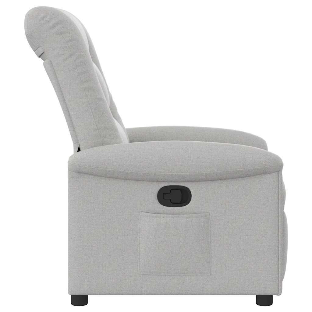 vidaXL Scaun extensibil din stofă gri nor vidaXL Scaun extensibil din stofă gri nor