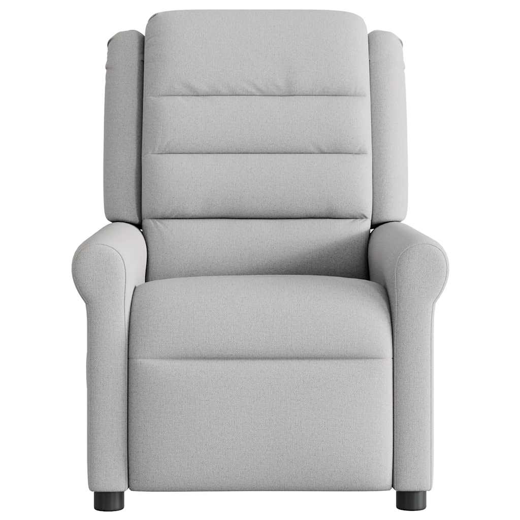 vidaXL Scaun extensibil din stofă gri nor