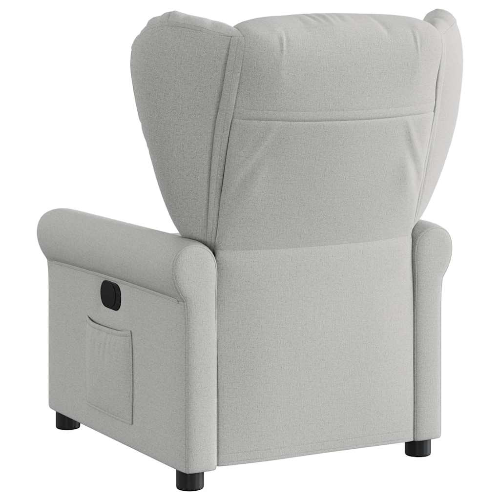 vidaXL Scaun extensibil din stofă gri nor