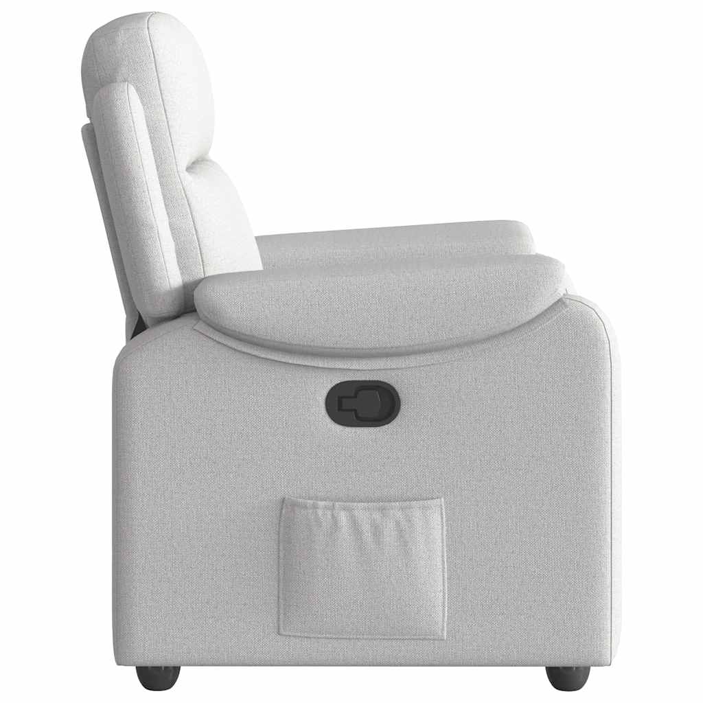 vidaXL Scaun extensibil din stofă gri nor vidaXL Scaun extensibil din stofă gri nor