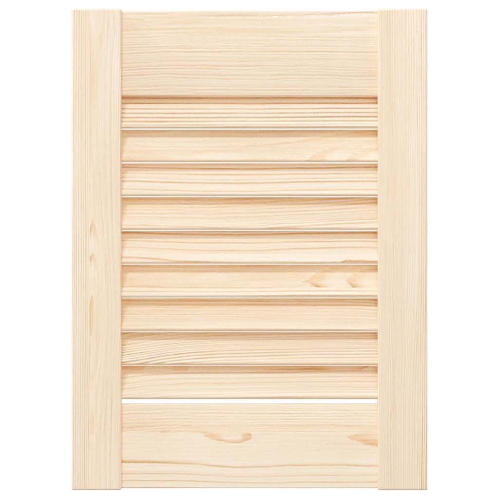 vidaXL Uși de dulap design lambriu 2 buc. 39,5x29,5 cm lemn masiv pin