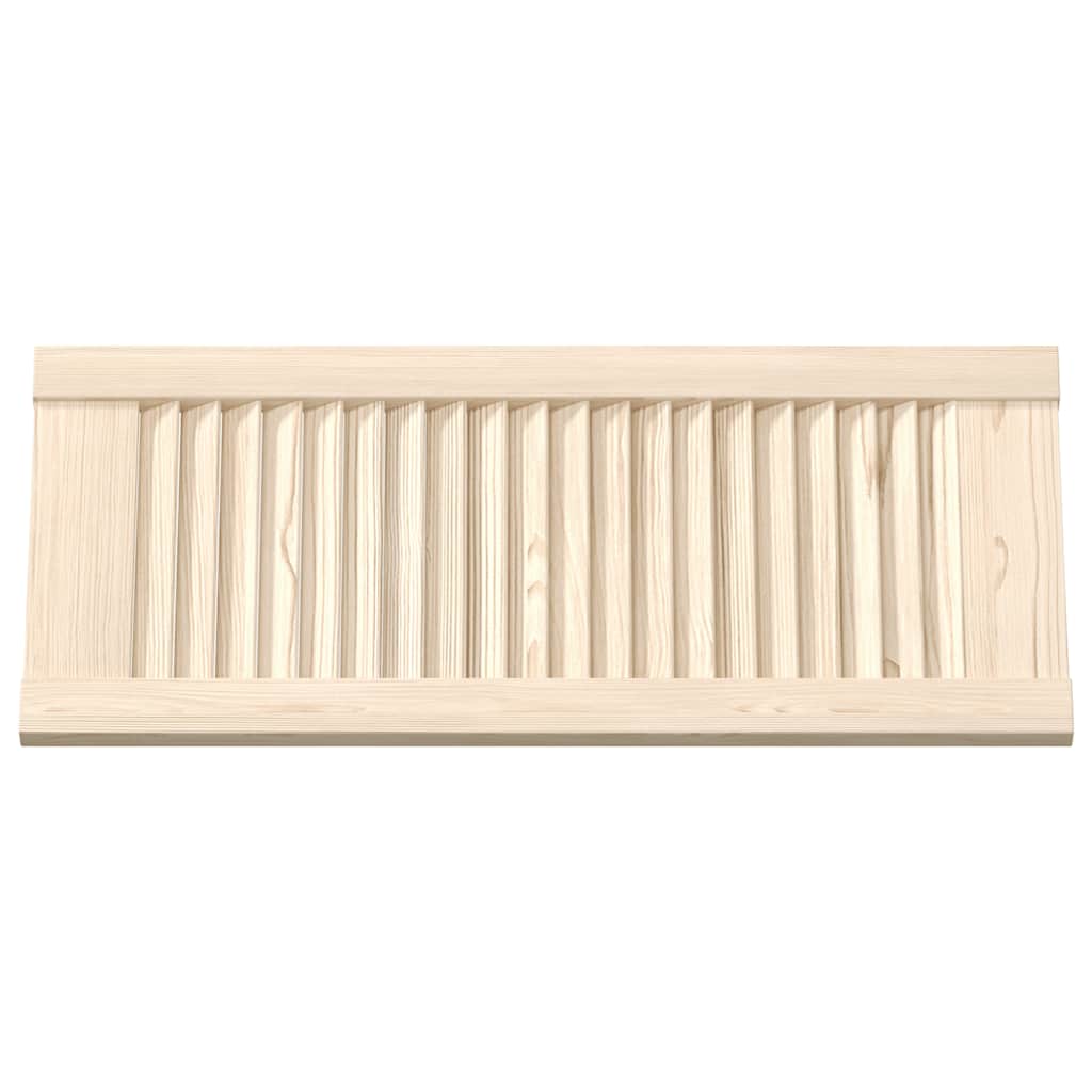 vidaXL Uși de dulap design lambriu, 2 buc., 69x29,5 cm, lemn masiv pin