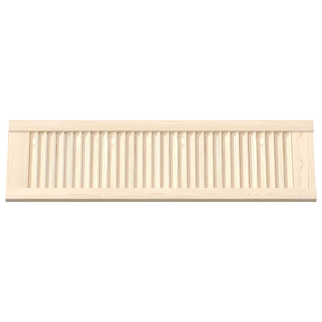 vidaXL Ușă de dulap cu grilaj 99x29,5 cm din lemn masiv de pin vidaXL Ușă de dulap cu grilaj 99x29,5 cm din lemn masiv de pin