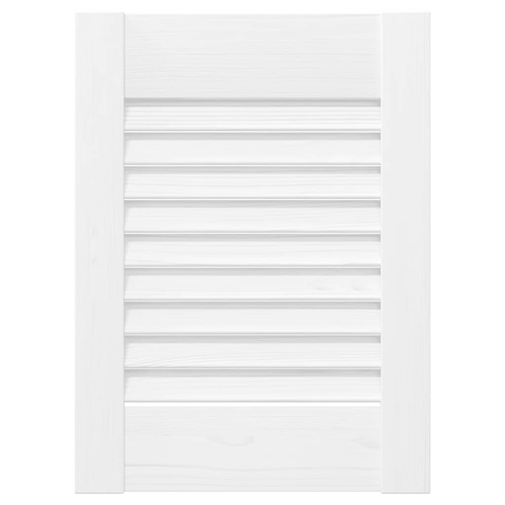 vidaXL Ușă de dulap cu grilaj alb 39,5x29,5 cm vidaXL Ușă de dulap cu grilaj alb 39,5x29,5 cm