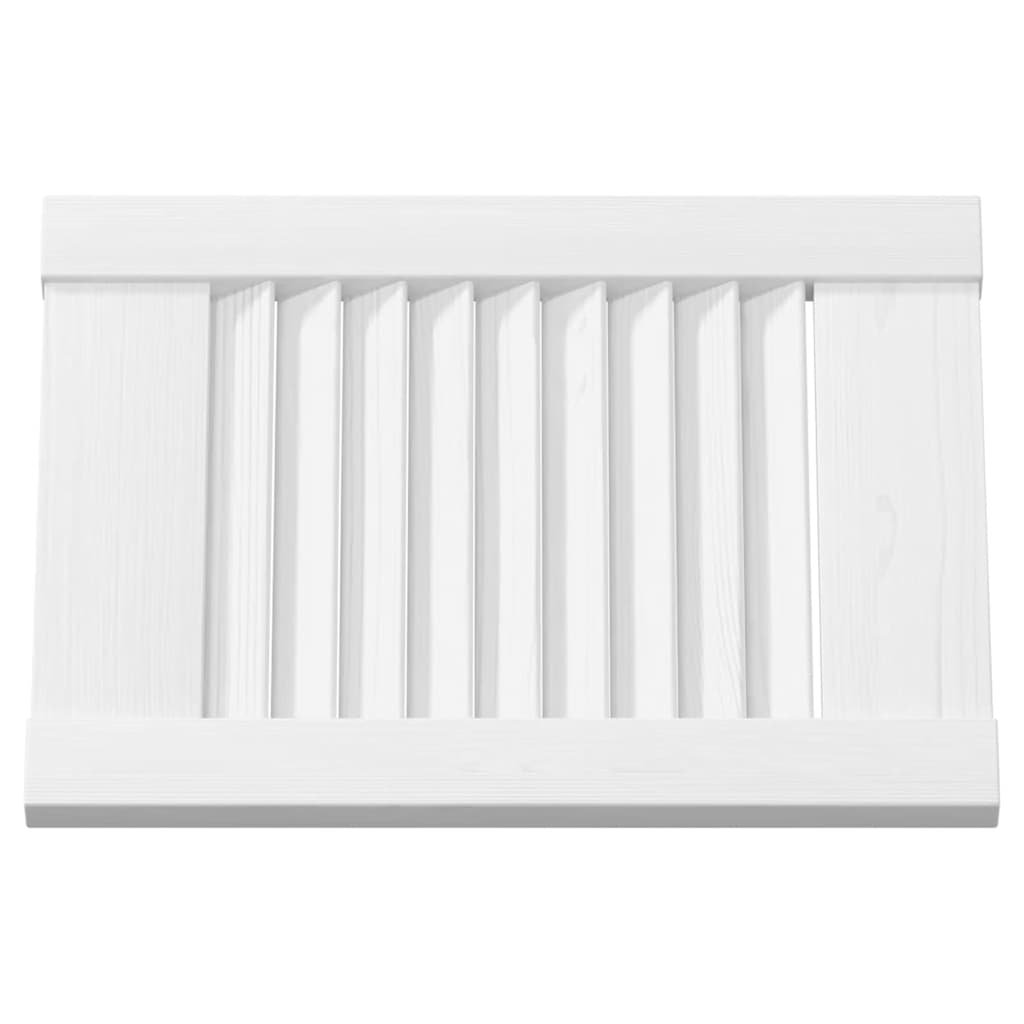 vidaXL Uși de dulap design cu lavră 4 buc Alb 39,5x29,5 cm vidaXL Uși de dulap design cu lavră 4 buc Alb 39,5x29,5 cm