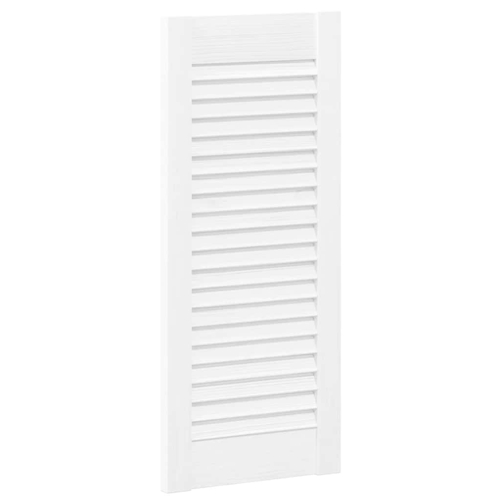 vidaXL Ușă de dulap cu jaluzele alb 69x29,5 cm vidaXL Ușă de dulap cu jaluzele alb 69x29,5 cm
