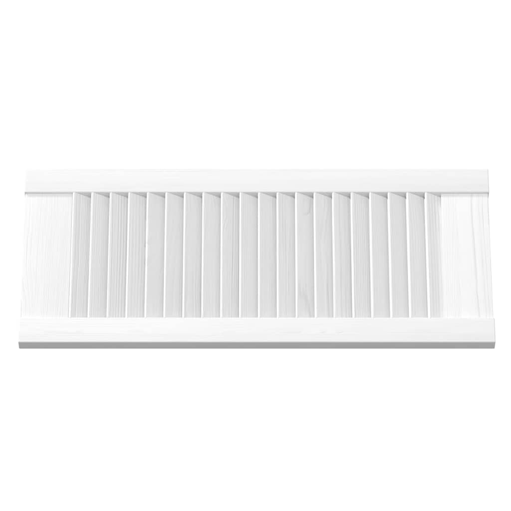vidaXL Uși pentru dulapuri design cu grilaj 4 buc Alb 69x29,5 cm vidaXL Uși pentru dulapuri design cu grilaj 4 buc Alb 69x29,5 cm