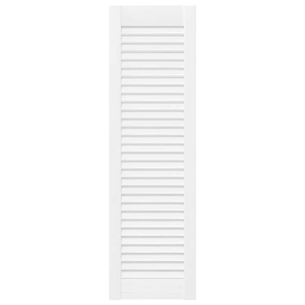 vidaXL Uși de dulap design cu perioare 2 buc Alb 99x29,5 cm vidaXL Uși de dulap design cu perioare 2 buc Alb 99x29,5 cm
