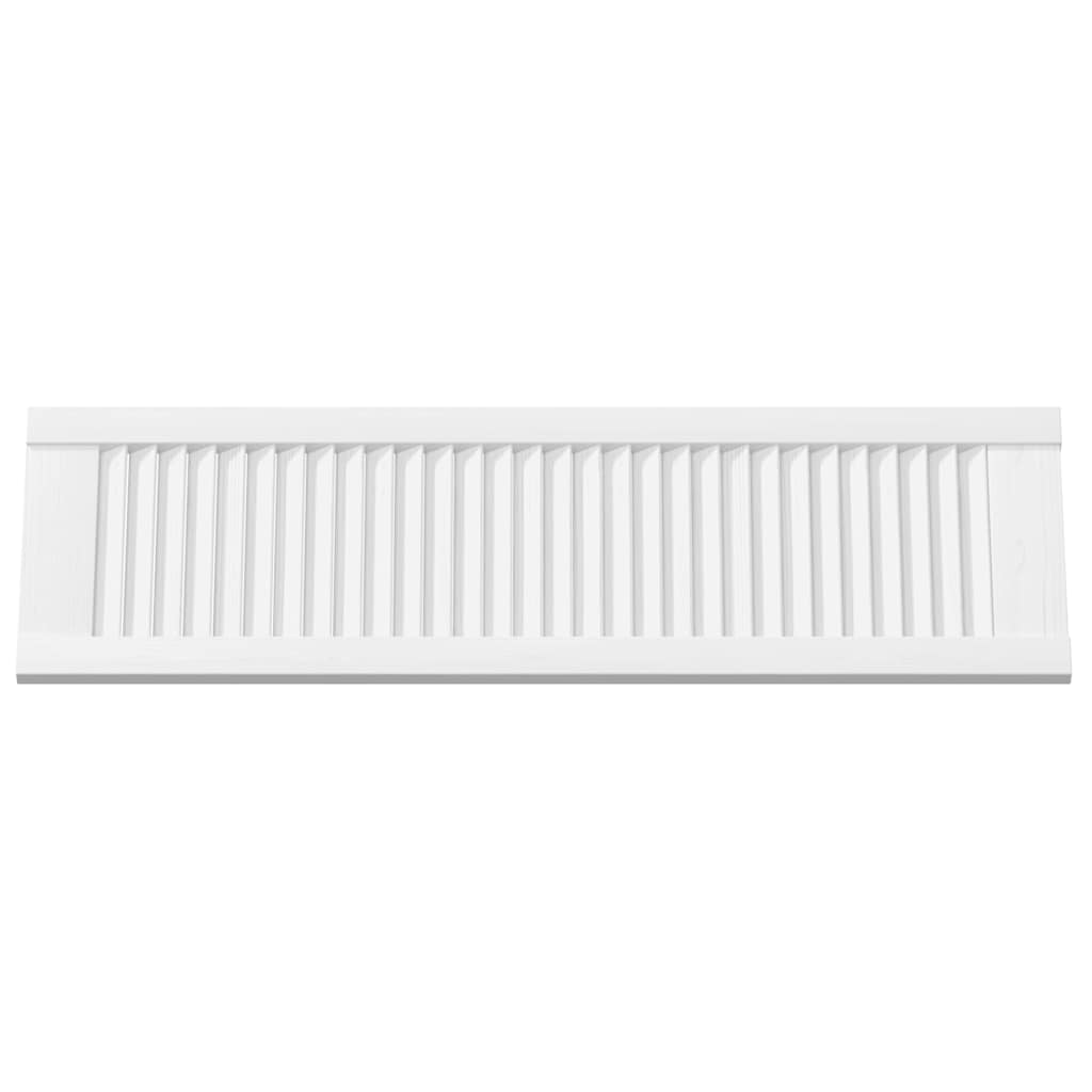 vidaXL Uși de dulap design cu perioare 2 buc Alb 99x29,5 cm vidaXL Uși de dulap design cu perioare 2 buc Alb 99x29,5 cm