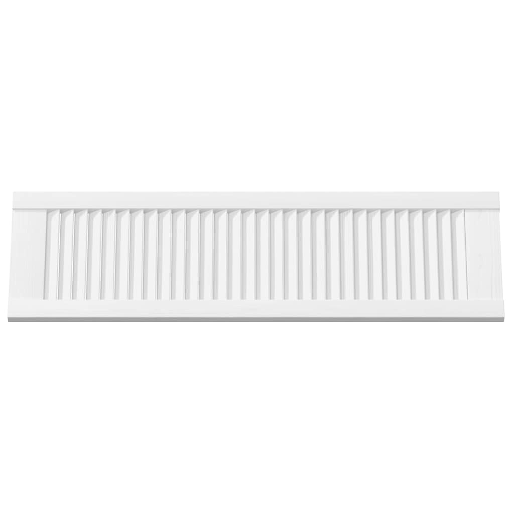 vidaXL Uși de dulap design cu lavră 4 buc Alb 99x29,5 cm