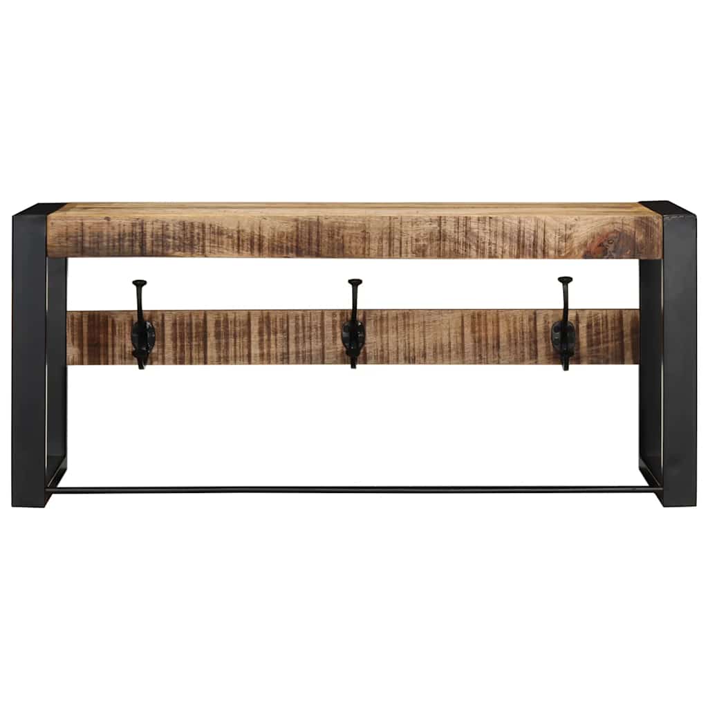 vidaXL Raft pentru haine 80x35x35 cm Lemn masiv de mango vidaXL Raft pentru haine 80x35x35 cm Lemn masiv de mango