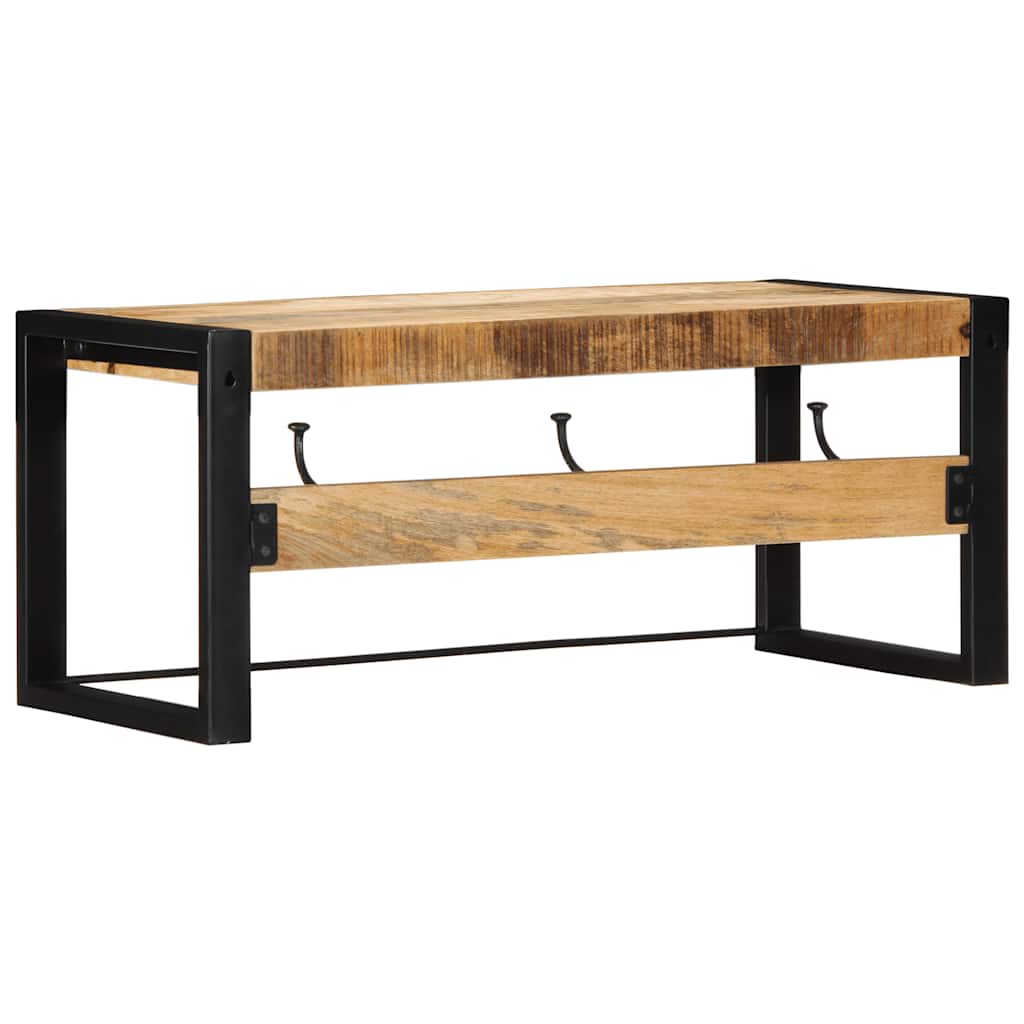 vidaXL Raft pentru haine 80x35x35 cm Lemn masiv de mango vidaXL Raft pentru haine 80x35x35 cm Lemn masiv de mango