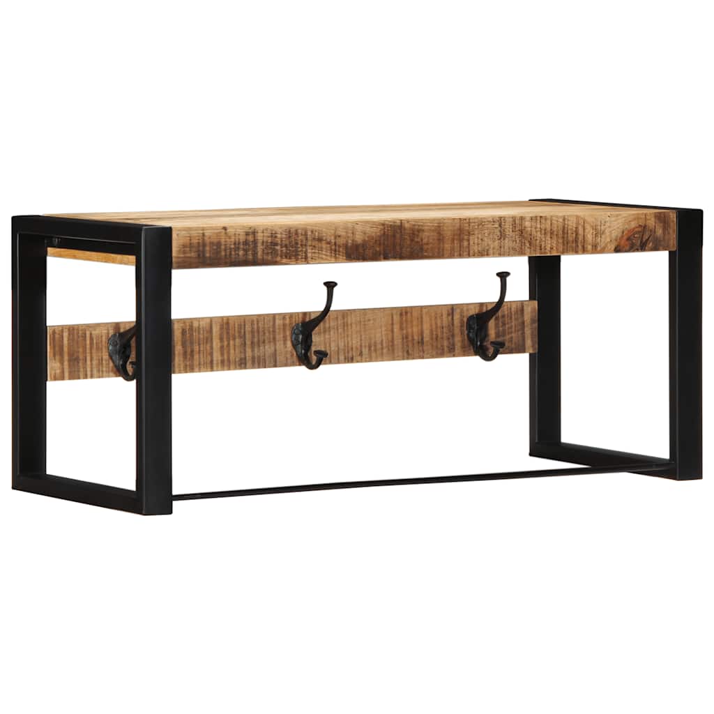 vidaXL Raft pentru haine 80x35x35 cm Lemn masiv de mango vidaXL Raft pentru haine 80x35x35 cm Lemn masiv de mango