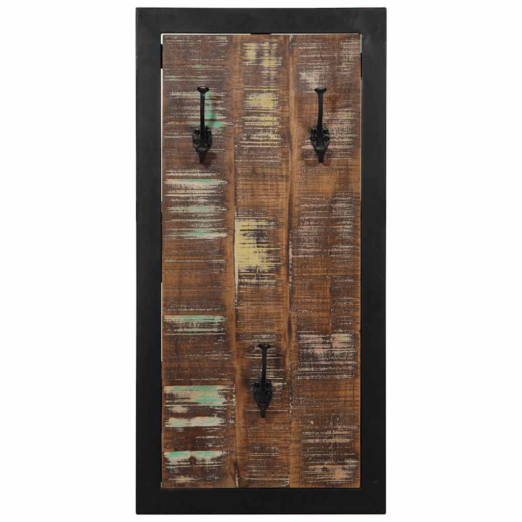 vidaXL Raft pentru haine multicolor 40x2x80 cm Lemn masiv recuperat vidaXL Raft pentru haine multicolor 40x2x80 cm Lemn masiv recuperat