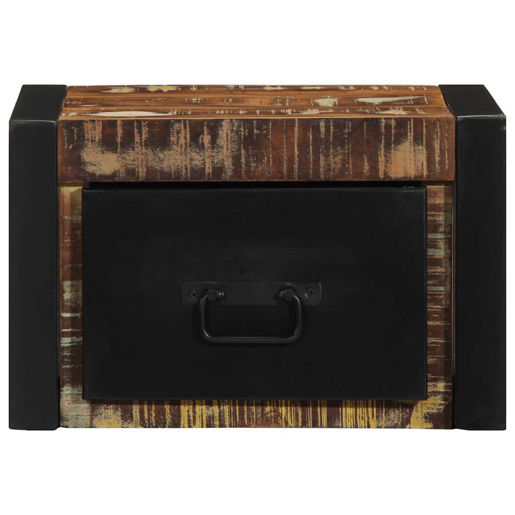 vidaXL Noptiere 2 buc multicolore 40x35x25 cm lemn masiv recuperat