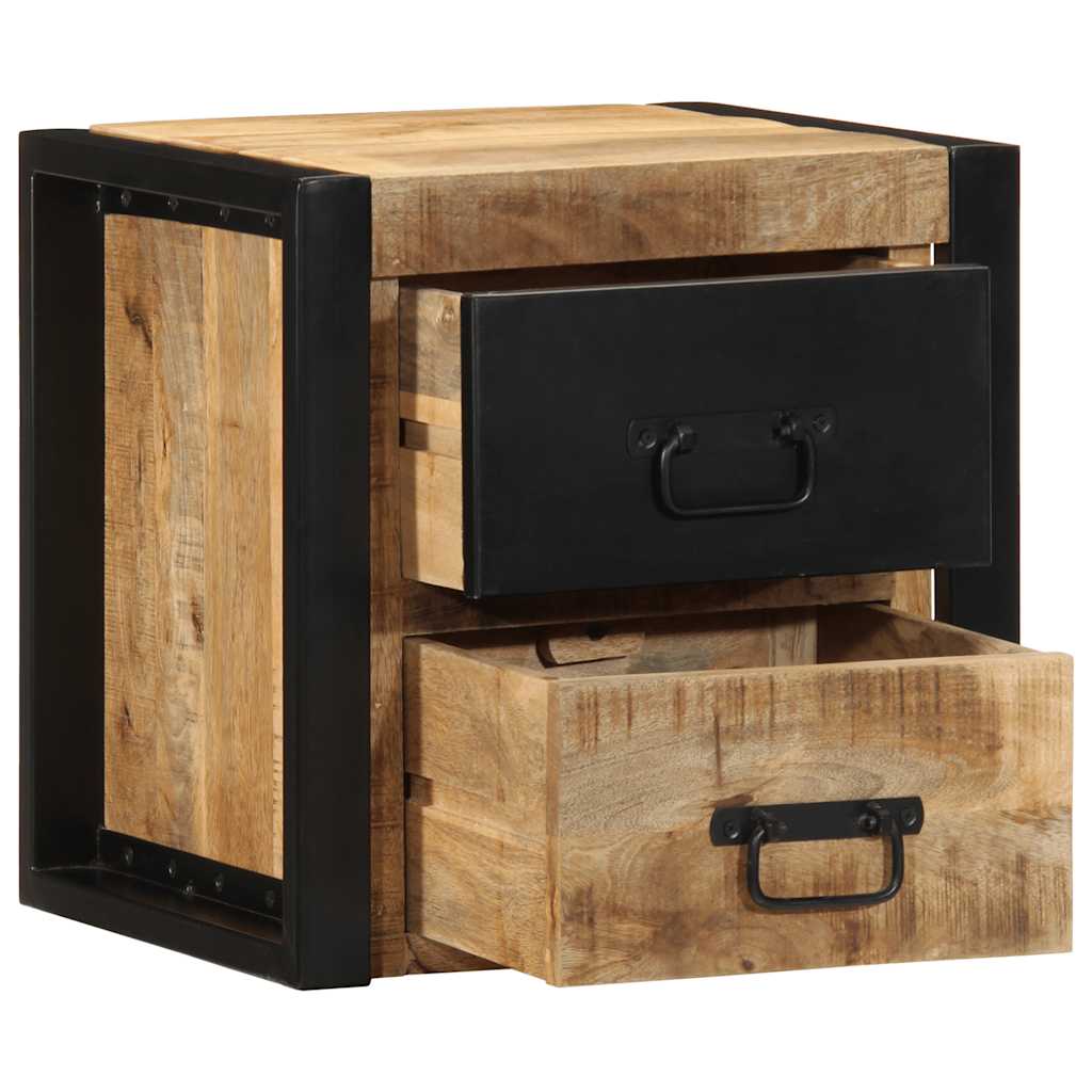 vidaXL Noptiere 2 buc 40x35x40 cm lemn masiv de mango