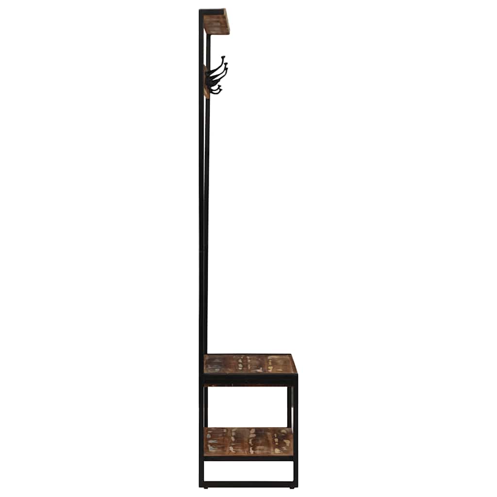 vidaXL Suport pentru haine multicolor 80x40x190cm Lemn masiv recuperat vidaXL Suport pentru haine multicolor 80x40x190cm Lemn masiv recuperat