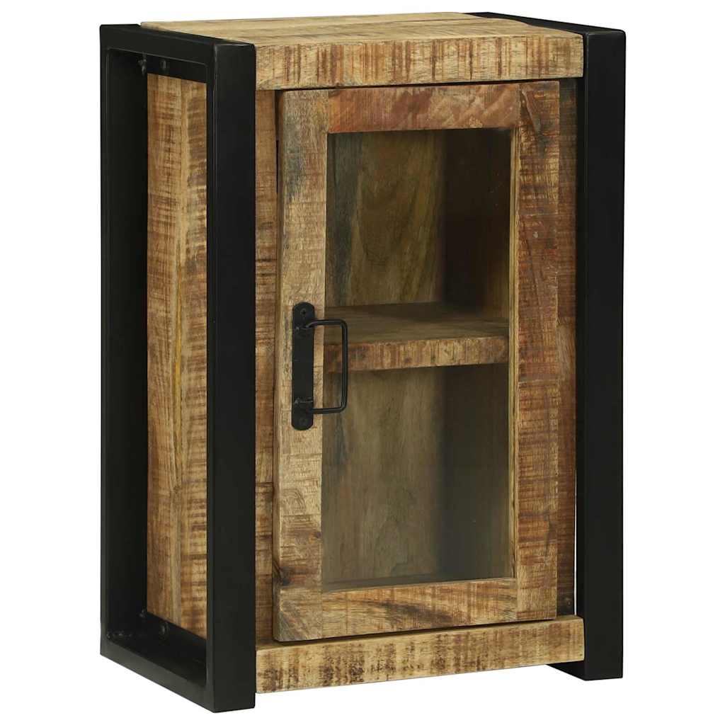vidaXL Cabinet de Baie cu ușă Maro 40 x 30 x 60 cm Lemn masiv de mango