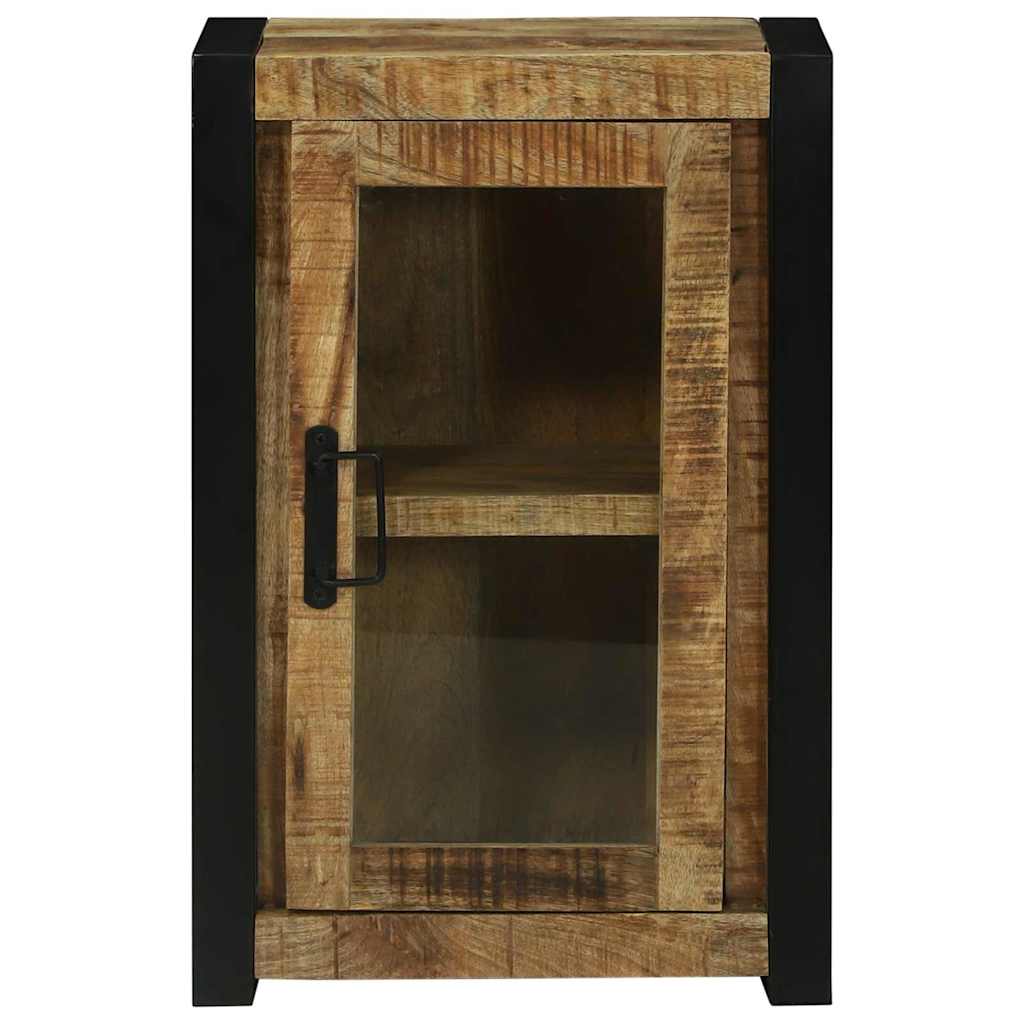 vidaXL Cabinet de Baie cu ușă Maro 40 x 30 x 60 cm Lemn masiv de mango