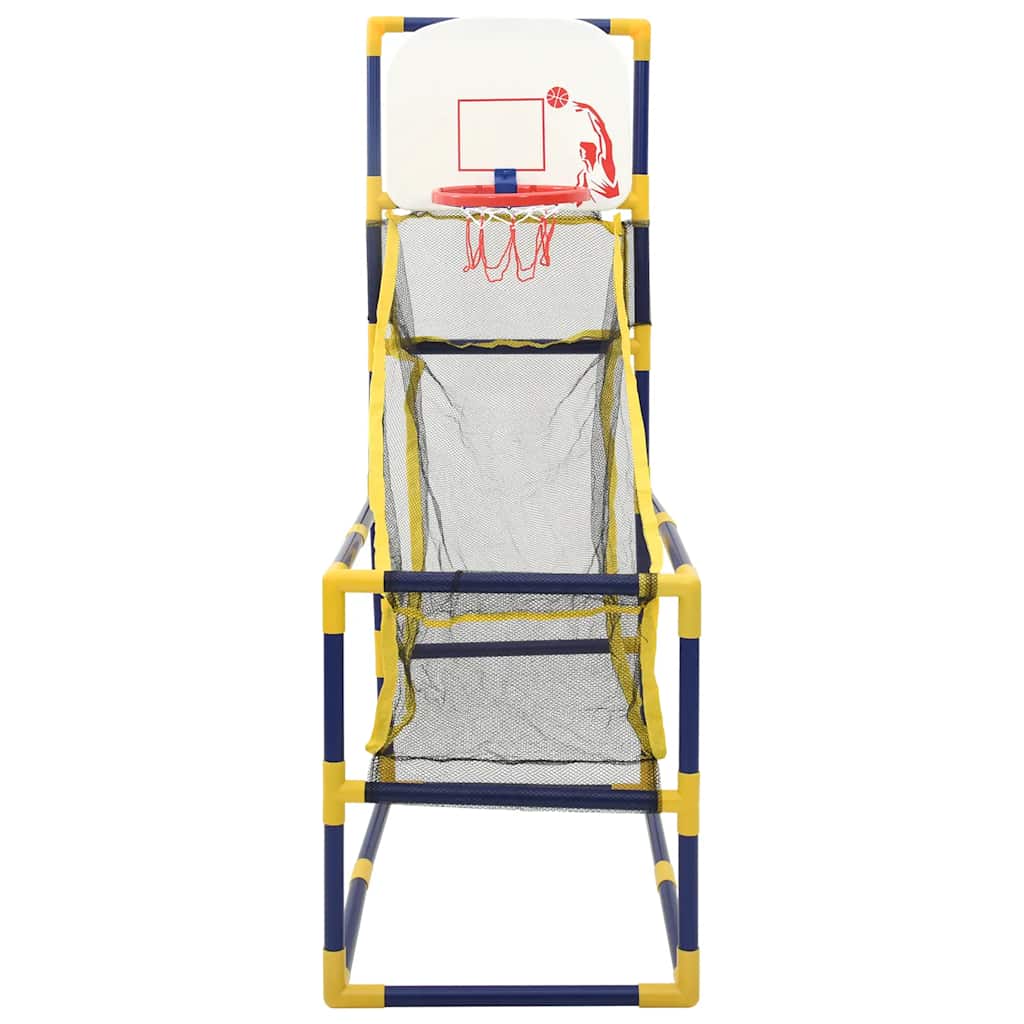 vidaXL Set de joc de baschet arcadă cu minge și pompă, 45x86x127 cm vidaXL Set de joc de baschet arcadă cu minge și pompă, 45x86x127 cm