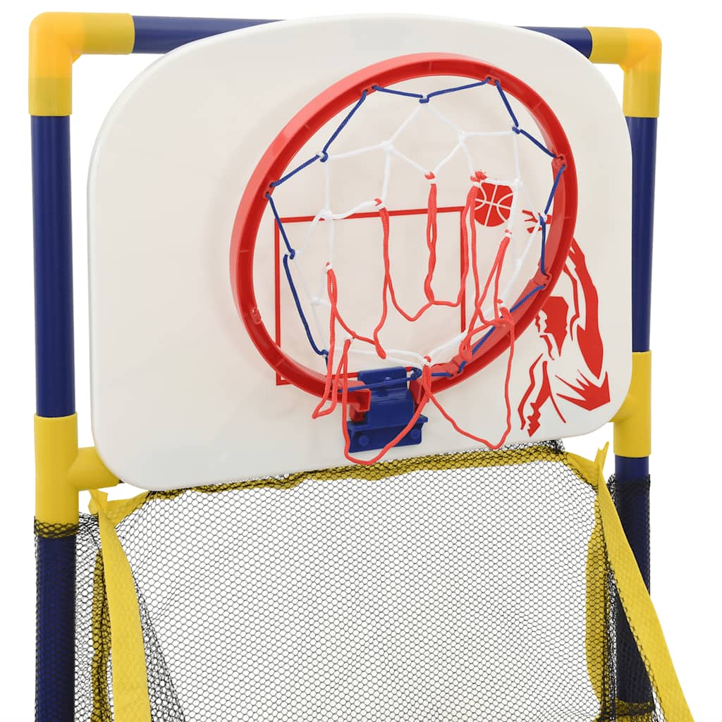 vidaXL Set de joc de baschet arcadă cu minge și pompă, 45x86x127 cm vidaXL Set de joc de baschet arcadă cu minge și pompă, 45x86x127 cm