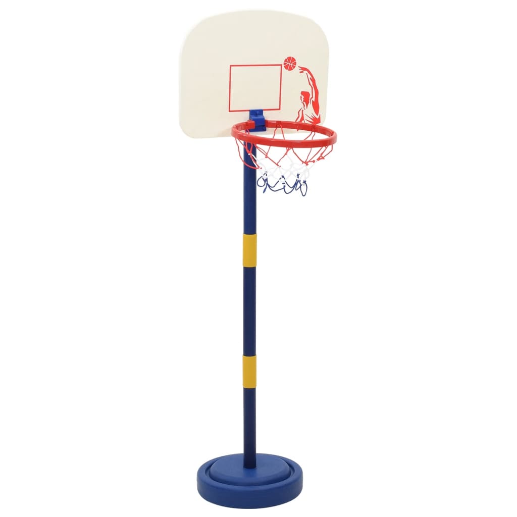 vidaXL Suport de baschet cu minge/pompă, înălțime reglabilă 90/121 cm vidaXL Suport de baschet cu minge/pompă, înălțime reglabilă 90/121 cm