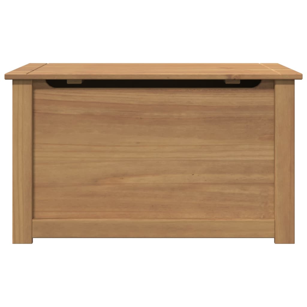 vidaXL Cutie depozitare cu capac "Panama", 79x42x46 cm, lemn masiv pin