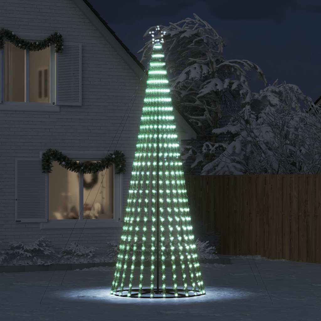 vidaXL Pom de Crăciun LED 1028 LED-uri Alb Rece 403 cm