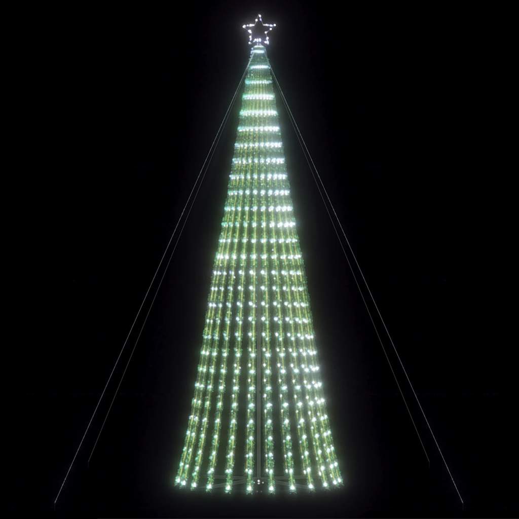 vidaXL Pom de Crăciun LED 1028 LED-uri Alb Rece 403 cm