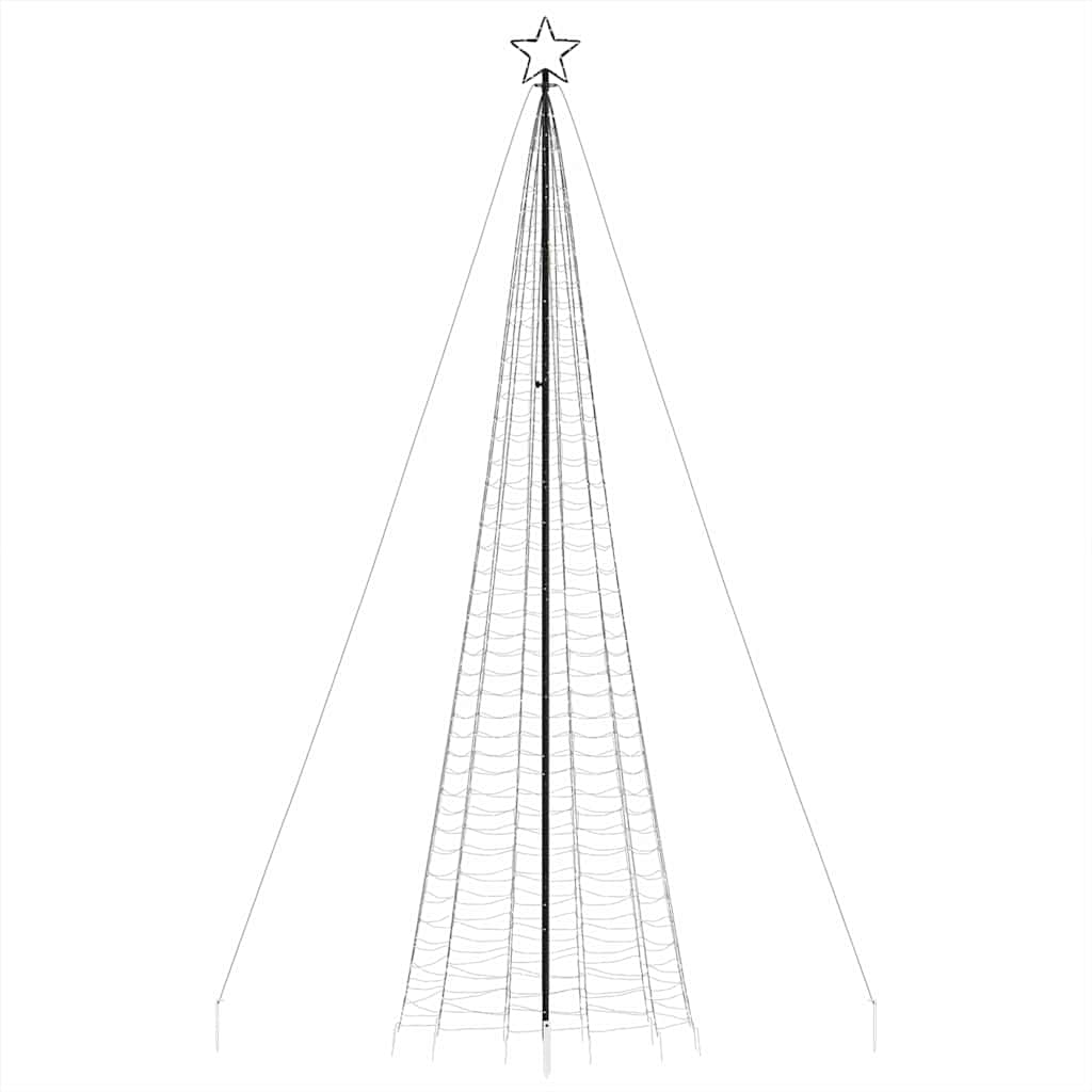 vidaXL Pom de Crăciun LED-uri cu vârfuri 1534 LED-uri Albastru 500 cm vidaXL Pom de Crăciun LED-uri cu vârfuri 1534 LED-uri Albastru 500 cm