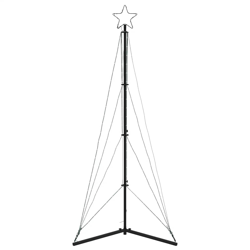 vidaXL Pom de Crăciun LED 363 LED-uri Albastru 182 cm