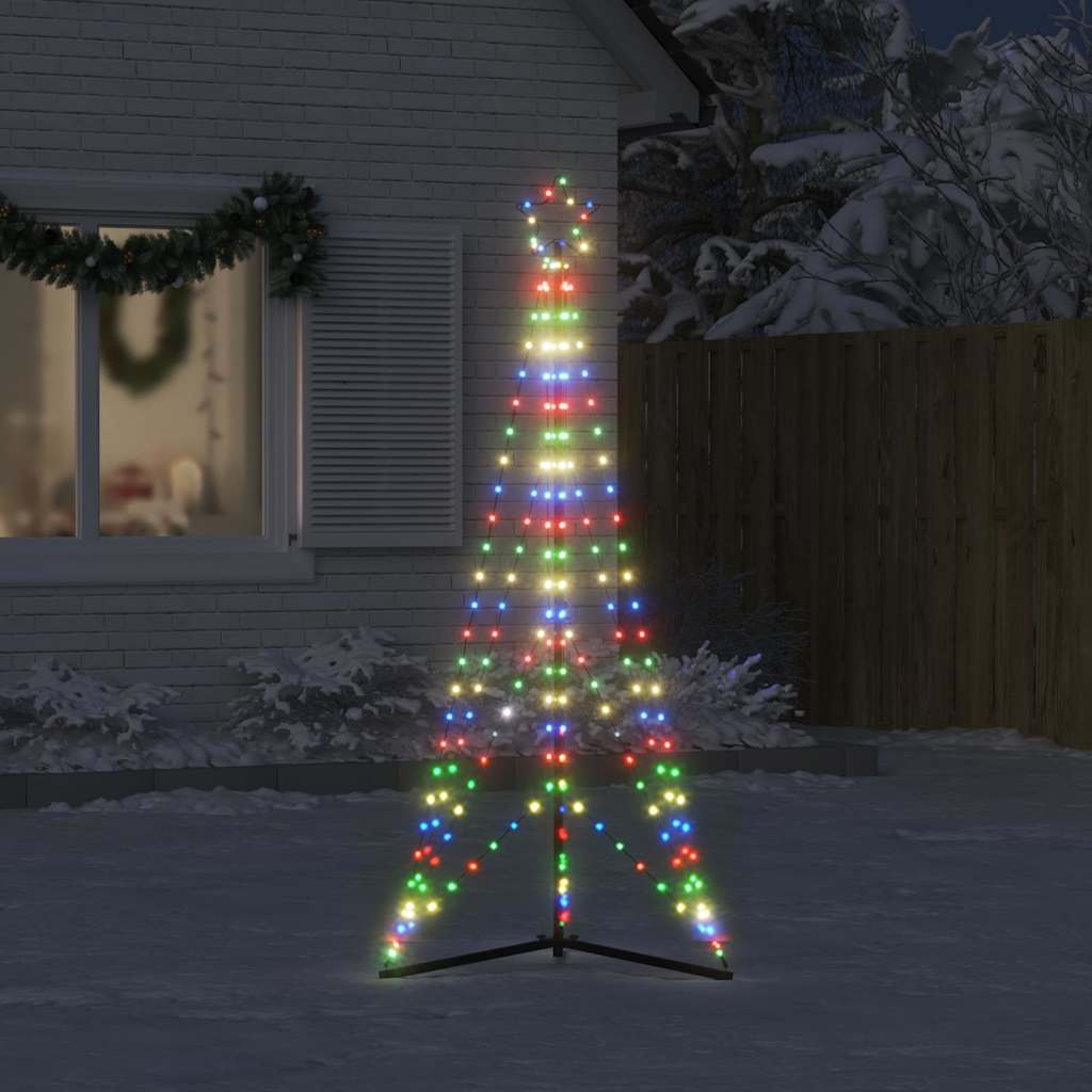 vidaXL Pom de Crăciun LED 363 LED-uri colorate 182 cm vidaXL Pom de Crăciun LED 363 LED-uri colorate 182 cm