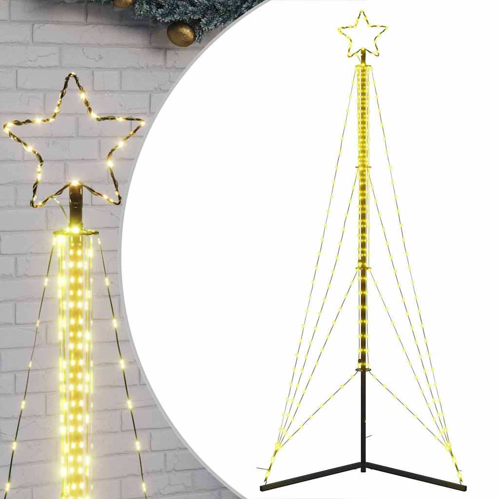 vidaXL Pom de Crăciun LED 483 LED-uri Alb Cald 240 cm vidaXL Pom de Crăciun LED 483 LED-uri Alb Cald 240 cm