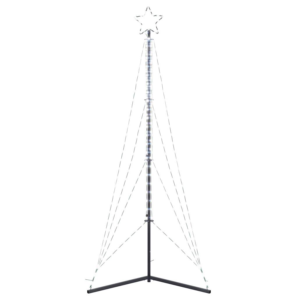 vidaXL Pom de Crăciun LED 483 LED-uri Alb Rece 240 cm vidaXL Pom de Crăciun LED 483 LED-uri Alb Rece 240 cm