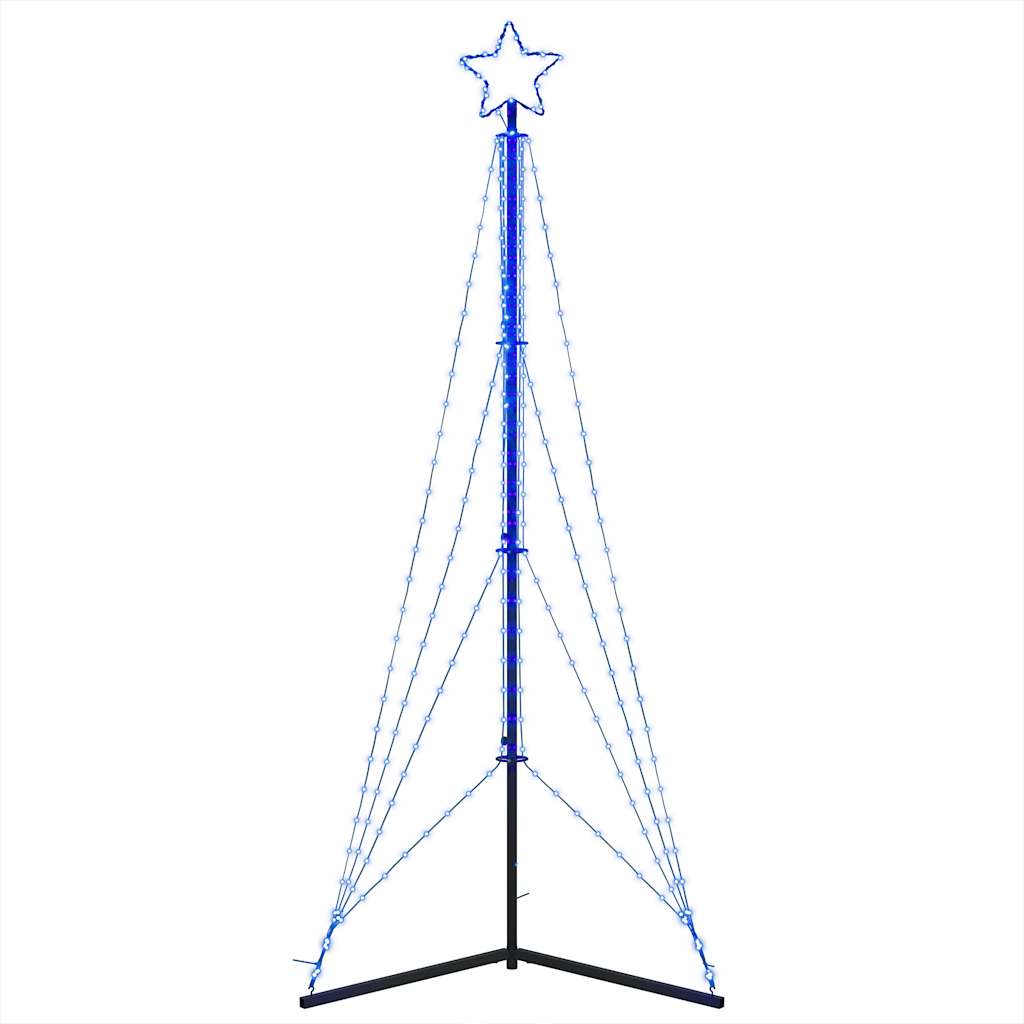 vidaXL Pom de Crăciun LED 483 LED-uri Albastru 240 cm